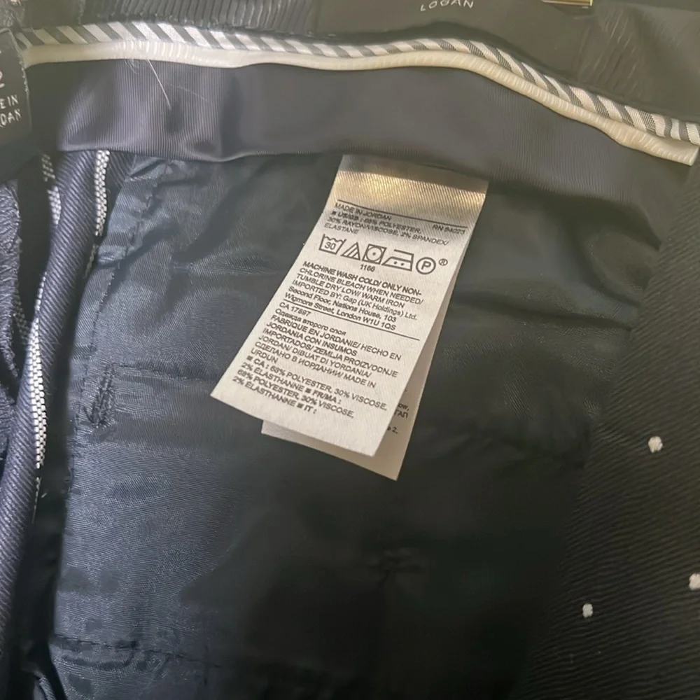 Banana Republic working, dressing, career, size 12 Men's Black Patterned Pants